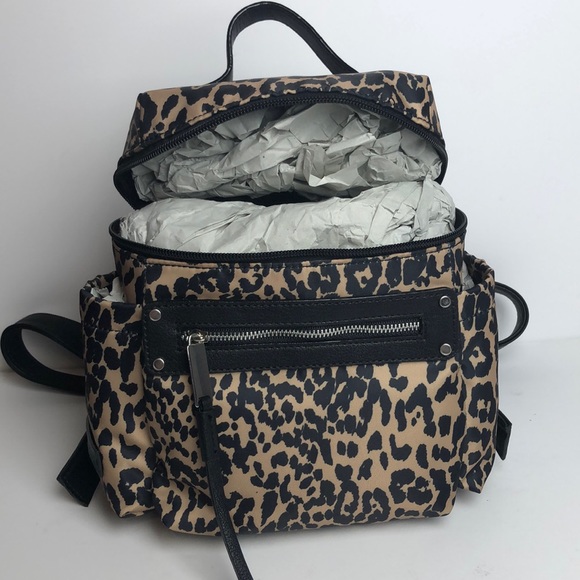NEW Reaction Kenneth Cole Leo Leopard Backpack - Picture 2 of 7